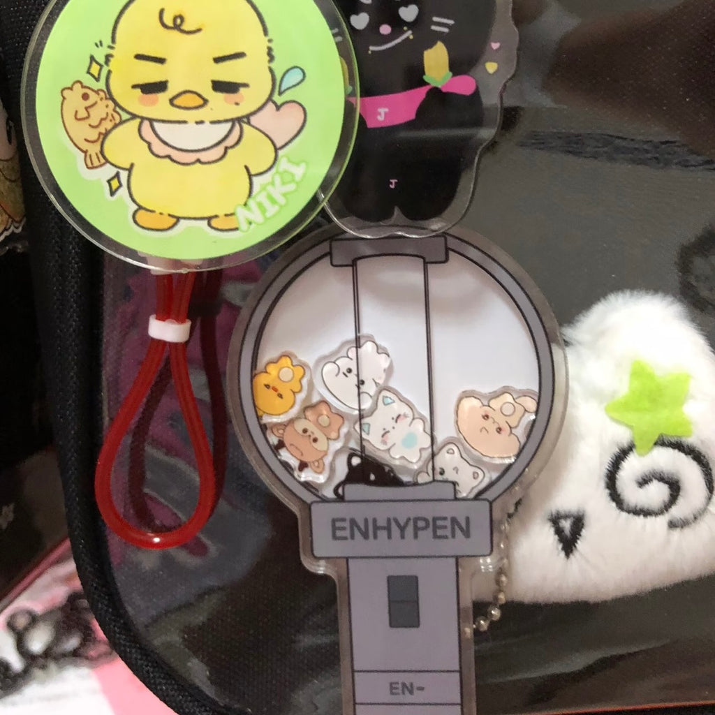 ENHYPEN acrylic shaker keychain product image 2