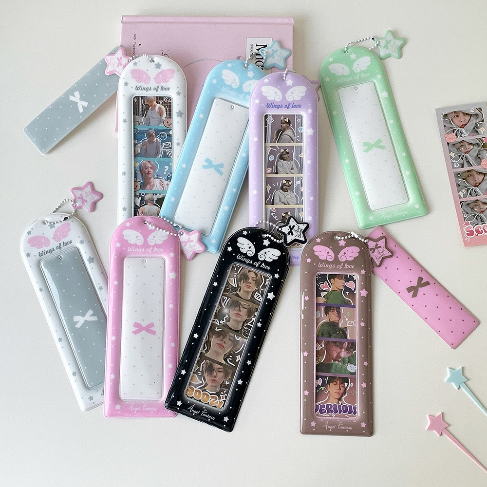 4-photo custom keychain frame product image 2