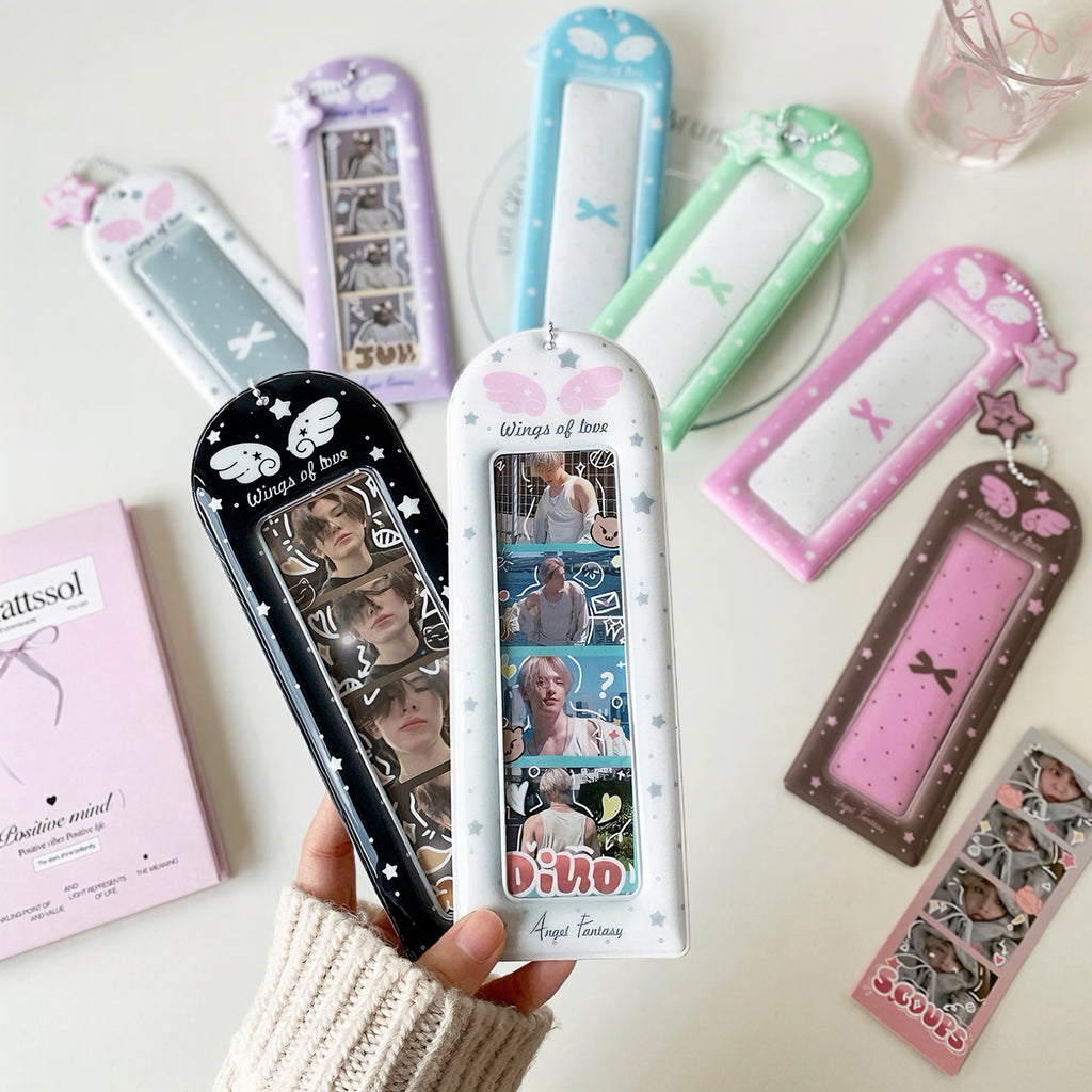 4-photo custom keychain frame product image 4
