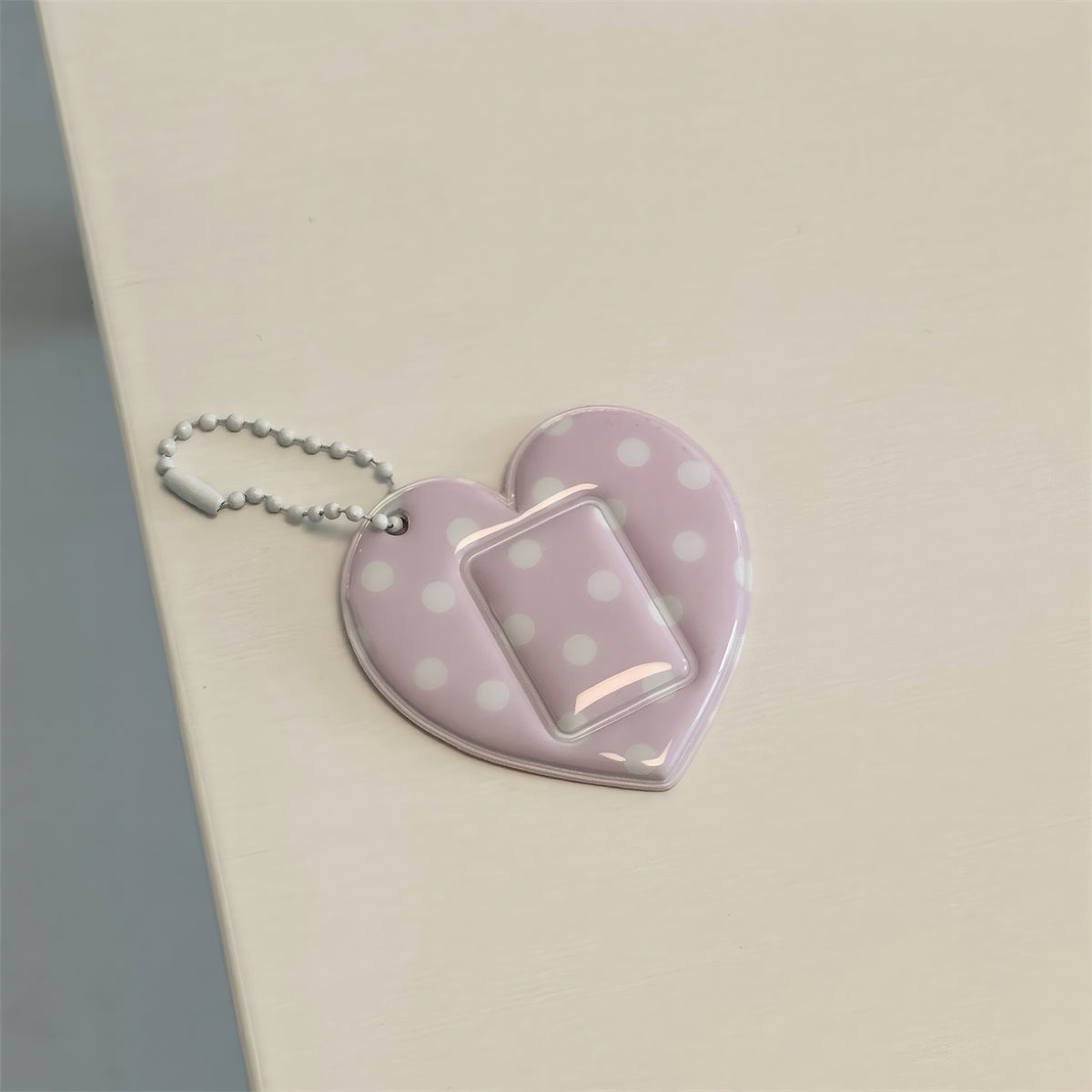 Heart photo keychain frame product image 4