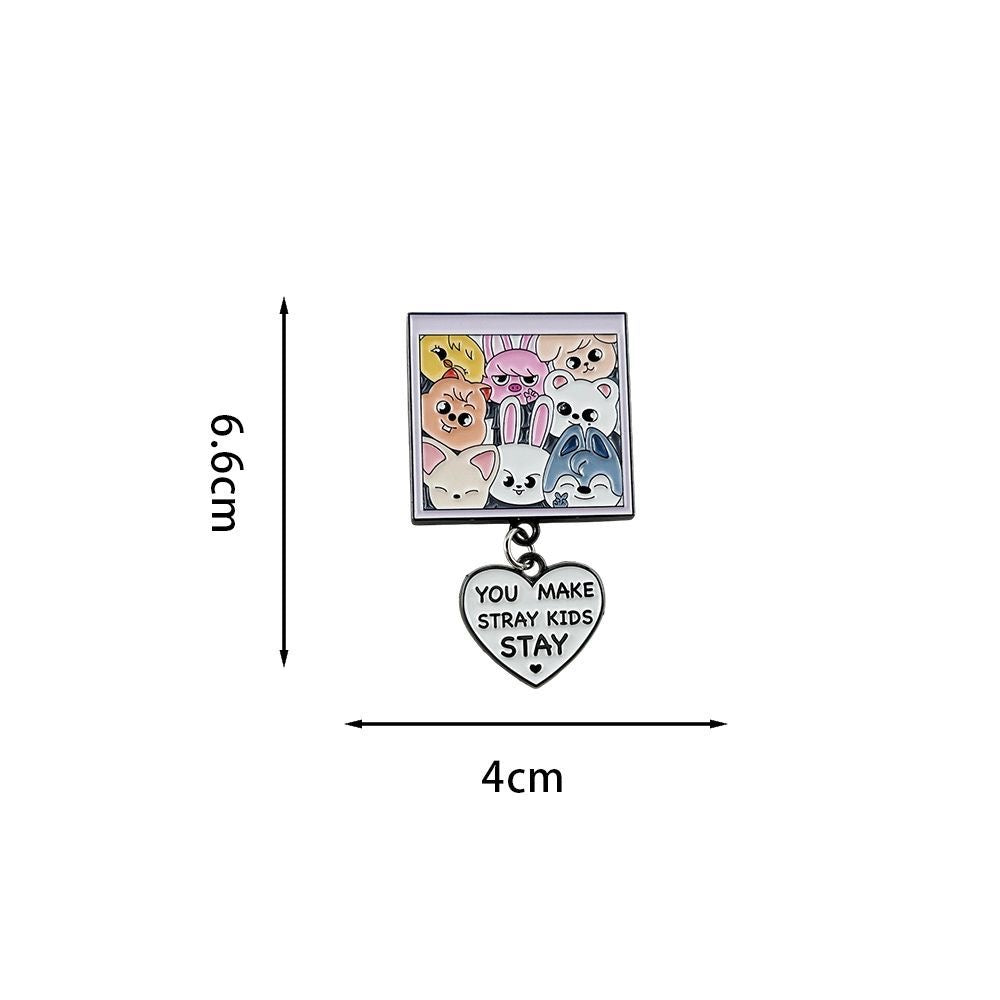 STRAY KIDS pendant brooch product image 3